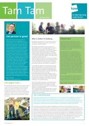 Uw partner in groei Uit eigen tuin... - Kinderopvang Walcheren