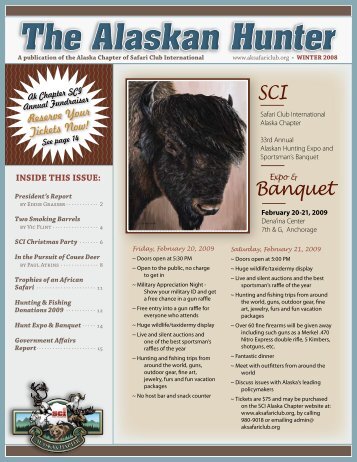 The Alaska Hunter – Winter 2008 - Safari Club International