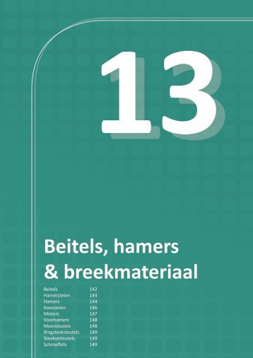 Beitels, hamers & breekmateriaal - salco.eu