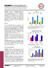 POLIGRAT-PRODUKTINFORMATION POLINOX ... - POLIGRAT GmbH