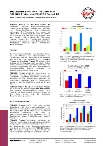 POLIGRAT-PRODUKTINFORMATION POLINOX ... - POLIGRAT GmbH