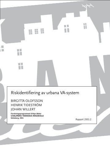 Riskidentifiering av urbana VA-system - Urban Water
