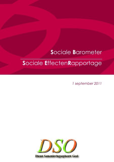 Sociale Barometer Sociale EffectenRapportage