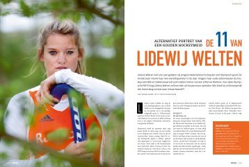 alternatief portret van een gouden hockeymeid DE 11VAN - frits