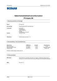 Säkerhetsdatablad/varuinformation P3-topax 66 - Ecolab