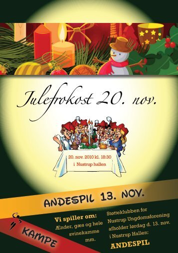 Julefrokost 20. nov. - Nustrup