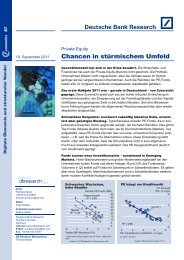 Private Equity: Chancen in stürmischem Umfeld - Deutsche Bank ...