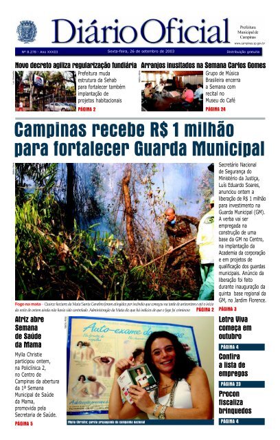 diario oficial 28-8 - Prefeitura Municipal de Campinas