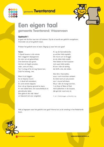 Een eigen taal gemeente Twenterand - De streek centraal