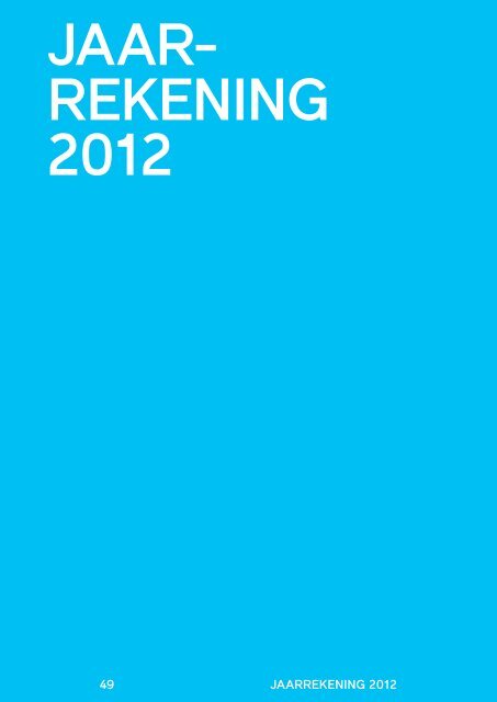 jaarverslag 2012 amsterdams fonds voor de kunst