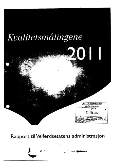 Eksempel på resultatrapport (PDF) - Velferdsetaten