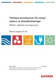 Tänkbara konsekvenser för energi- sektorn av ... - Svensk Energi