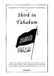 Shirk in Tahakum