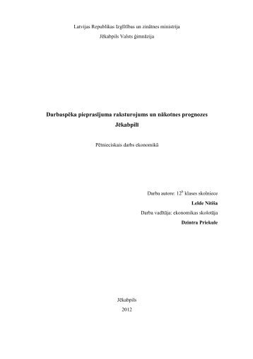 Darbaspēka pieprasījuma raksturojums un nākotnes ... - anaZana