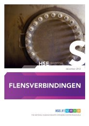 FLENSVERBINDINGEN - HSE LIFE UNIO