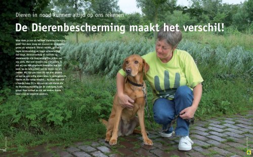 De Dierenbescherming maakt het verschil!