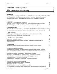 Oftalmologi medsittning - swesem