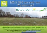 Natuurpunt kocht de site van het voormalig waterzuiveringsstation ...