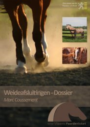 Weideafsluitingen voor paarden - Vlaams Paardenloket