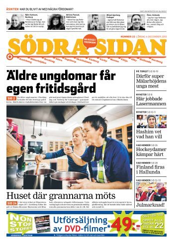 Äldre ungdomar får egen fritidsgård - Södra Sidan