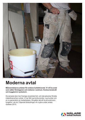 Moderna avtal - Målaremästarna