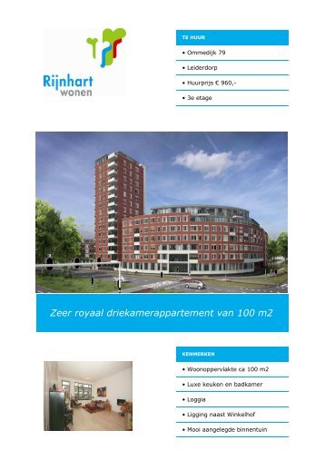 Brochure Ommedijk 79 - Rijnhart Wonen