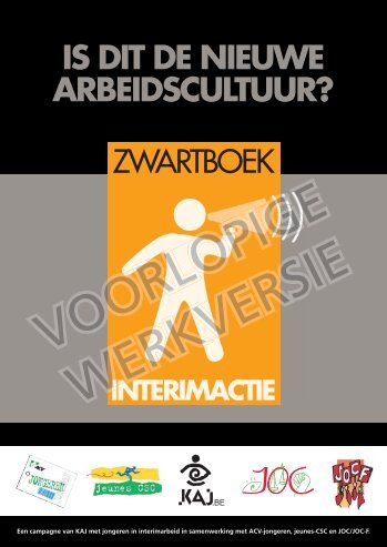 Zwartboek interim - ACV Bouw - industrie - Mechelen