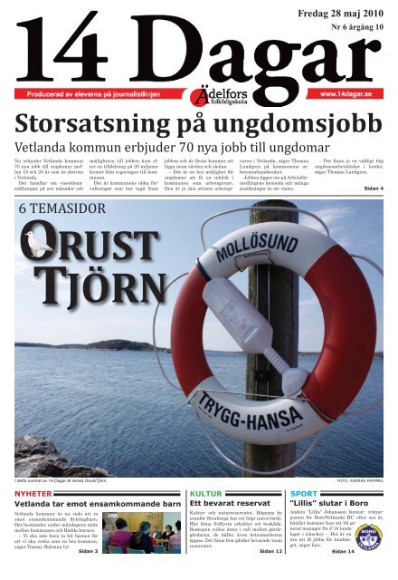 Storsatsning på ungdomsjobb - 14 dagar