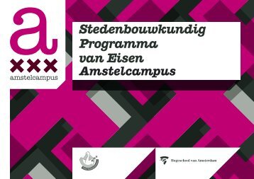 Stedenbouwkundig Programma van Eisen - Wibaut aan de Amstel