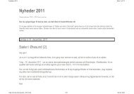 Nyheder 2011 - Fokus på Hvaler i Danmark