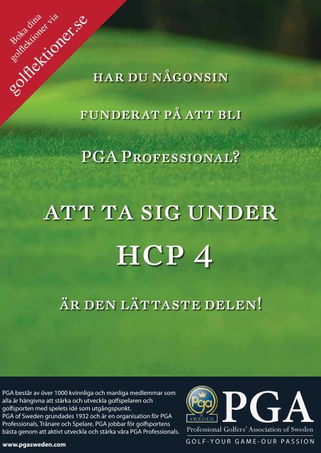 Grönt Kort 2012-2015 - PGA of Sweden