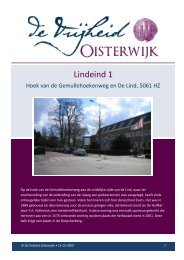 Lindeind 1 - De Vrijheid Oisterwijk