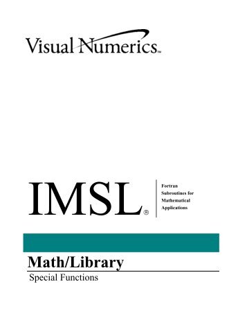 Math/Library - Absoft