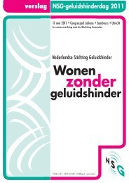 verslag - Nederlandse Stichting Geluidshinder