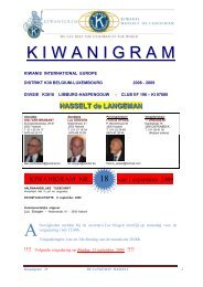 Kiwanigram 18 van 01/09/09 - Hasselt De Langeman