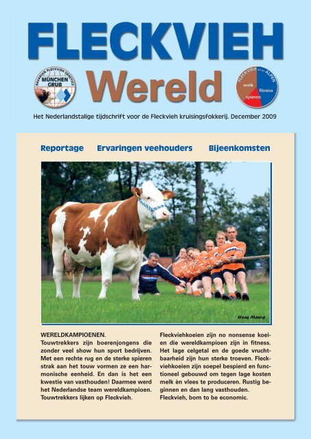 Nieuwsbrief december 2009 - Fleckvieh