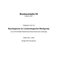 Buxbaumiella 55 - Verspreidingsatlas