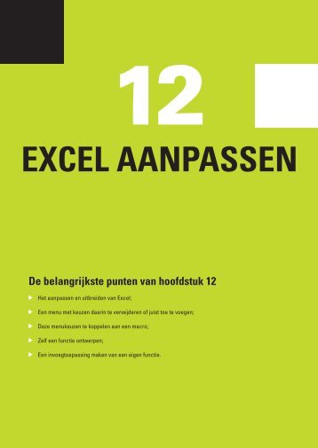 12 Excel aanpassen - Pearson Education