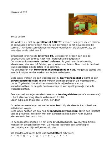 brief half oktober 2012 - Sint-Amandusschool Meulebeke