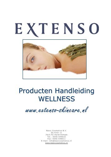 Productenhandleiding Wellness - Basic Cosmetics