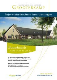 Informatiebrochure huurwoningen Grooterkamp Gorssel