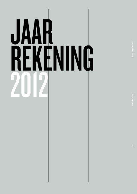 Jaarverslag 2012 - Dura Vermeer