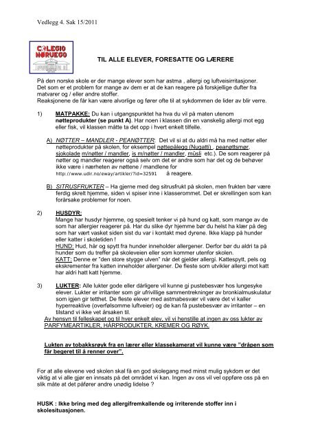 ORDENSREGLEMENT FOR Den Norske Skole Gran Canaria