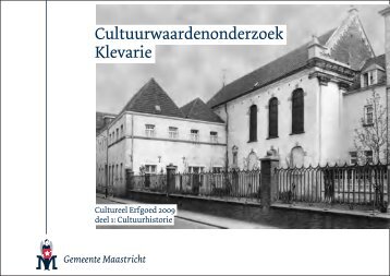 Cultuurwaardenonderzoek Klevarie - Gemeente Maastricht