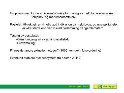 Felleskjøpet presentasjon