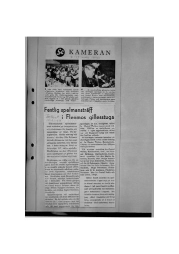 1946-02-18 Festlig spelmansträff i Flenmos gillestuga