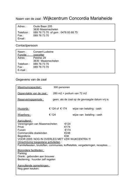 Vademecum - gcr-maasmechelen