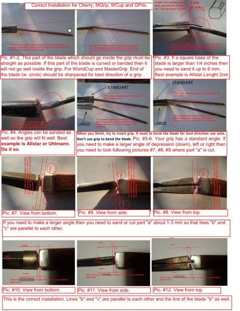 Installation Instructions - Harut Fencing French Grips