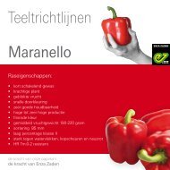 Maranello Teeltinfo PDF - Enza Zaden