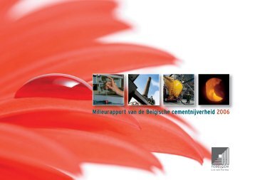 Milieurapport van de Belgische cementnijverheid 2006 - Febelcem